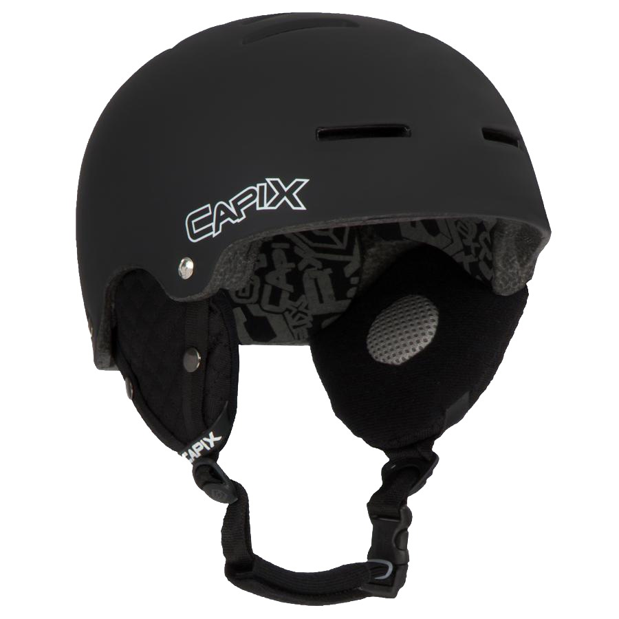 Capix Ego Snowboard/Ski Helmet, L/XL, Black